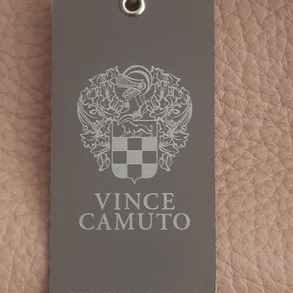 Vince Camuto Mixed Media Leather Tote Purse Lauri Potters Rock Shoulder Strap - Picture 4 of 16